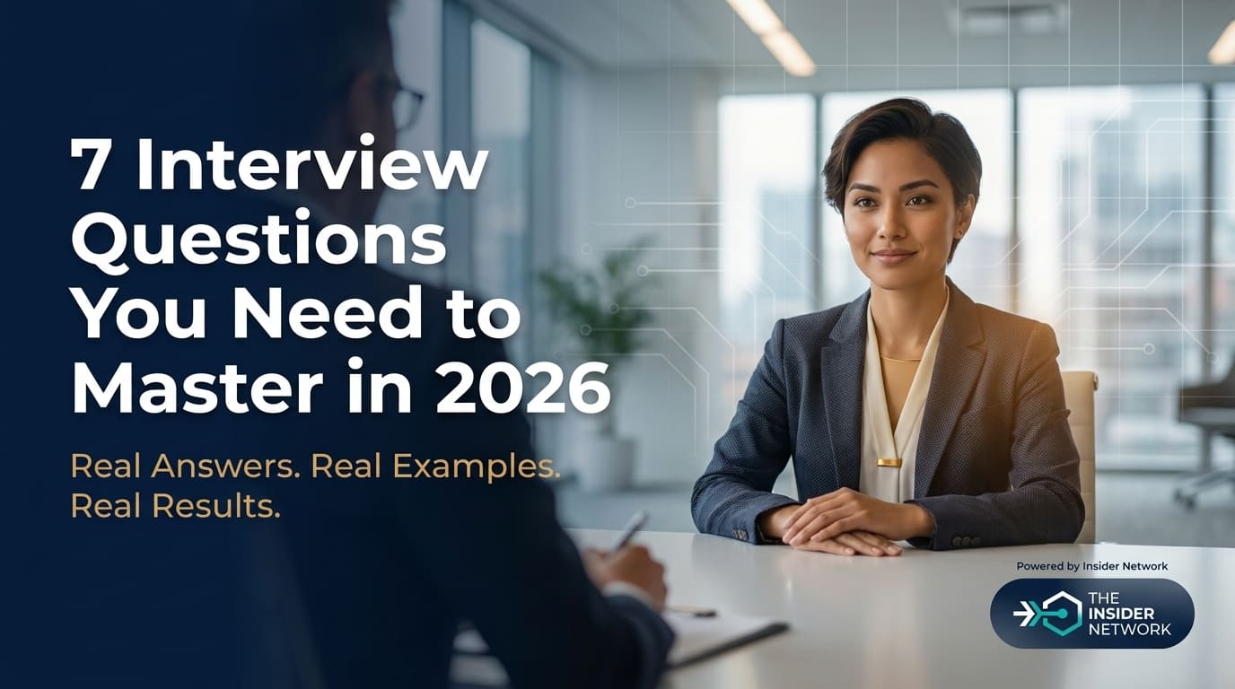 7 Interview Questions You Need to Master in 2026