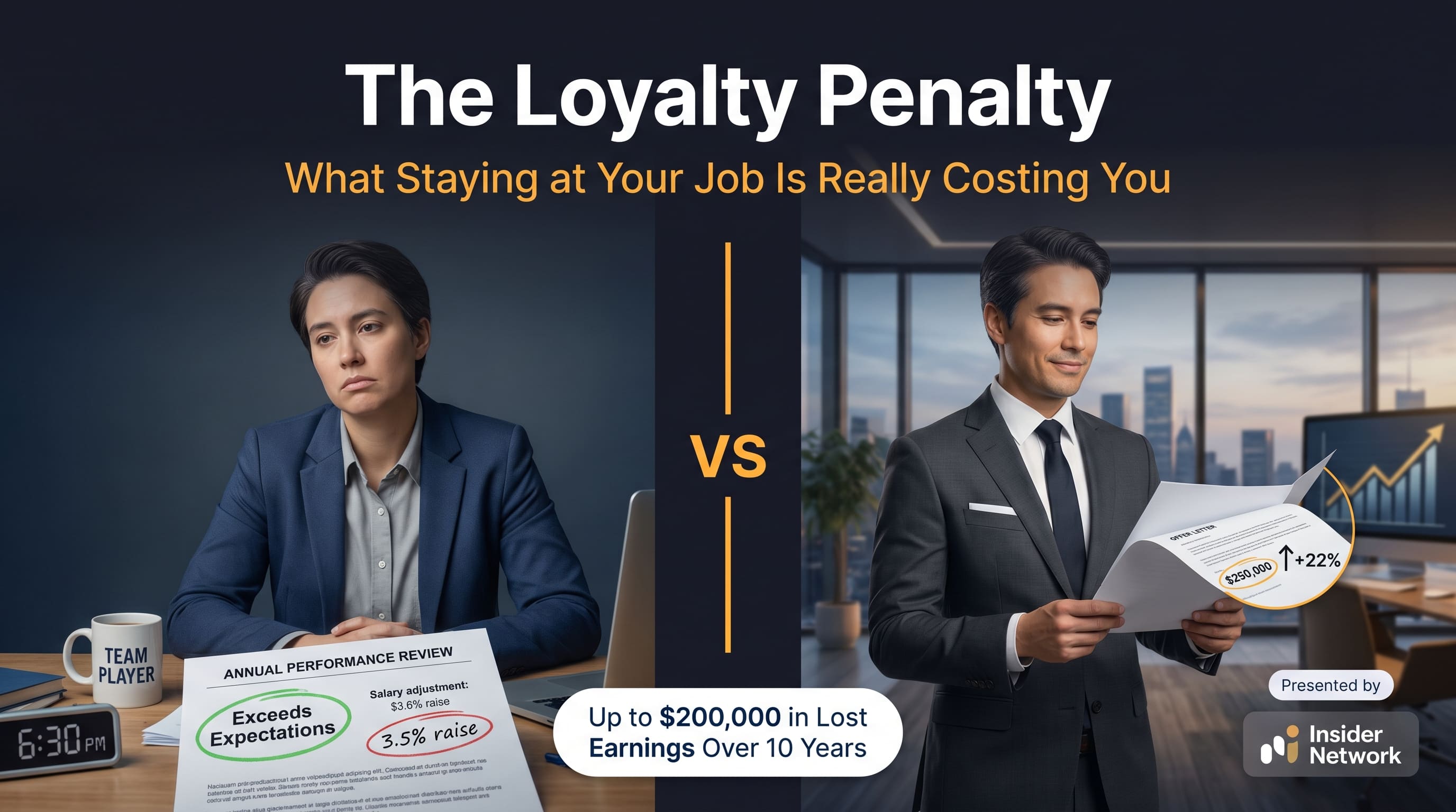 The Loyalty Penalty: How Staying at Your Job Is Quietly Draining Your Net Worth